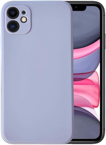 Compatible with iPhone 12 Soft Liquid Silicone Gel Cell Phone Mobile Basic Back Case Cover (Baby Blue) in Kuwait