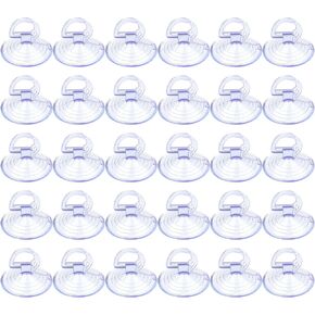 30PCS Car Windshield Suction Cups, Car Glass Windshield Sunshade Suction Cups, Car Sunshade Sucker Sun Visor Small Sucker, Car Glass Windshield Sunshade Clear Small Suction Cup for Car Visor