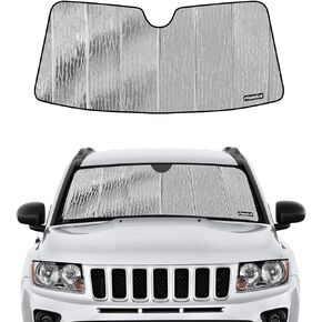 Car Windshield Sun Shade for 2009-2017 Jeep Compass,2017 Old Body Style,Car Window Shades-AstraGuard