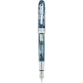 قلم حبر كونكلين سيمتريك أزرق سوبرنوفا، Omniflex Nib - قلم فاخر رائع للرجال والنساء - مثالي للمكتب، والأعمال التجارية، والمدرسة، والهدايا، واليوميات، والتوقيعات