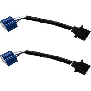 2PCS H13 Male to H4 Female Adapter, Headlight Conversion Cable Kit Replacement, Female Wiring Harness Adapters for Headlights or Fog Lights, Universal Car Accessories