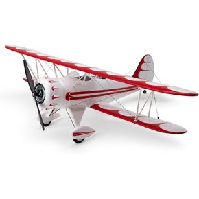 E-flite RC Airplane UMX WACO White BNF Basic Transmitter Battery and Charger Not Included with AS3X & Safe EFLU53550