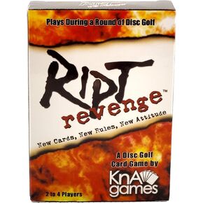 ألعاب KNA Ript Revenge & Ript Showdown | ألعاب بطاقة الجولف القرصية النهائية | قم بإضفاء الإثارة على جولاتك | مثالية لهدايا قرص الجولف | العب من أجل الجلود أو السكتات الدماغية | 2-4 لاعبين | يجب أن يكون لديك ملحقات قرص الجولف