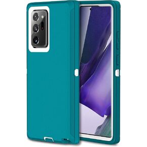MXX Galaxy Note 20 Heavy Duty Protective Case with [3 Layers] Rugged Rubber Shockproof Protection Cover for Galaxy Note 20 (Black) (Case Only)