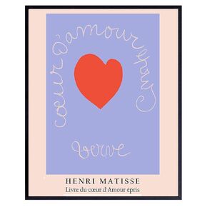 Minimalist Matisse Wall Art & Decor - Mid Century Modern - Aesthetic Room Decor - Gallery Wall Art Poster Print - Museum Pictures - Bedroom Living Room - Henri Matisse - Abstract Gifts for Women
