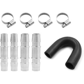 Shkalacar Engine Heater Core Bypass Kit with 5/8" 3/4" Hose, Compatible with Most Common Heater Hoses, Universal Fit Most Common Leaking Failed Heater Core