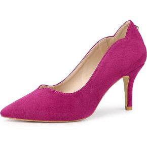 Allegra K Women's Pointed Toe Pull on Stiletto Heels Pumps