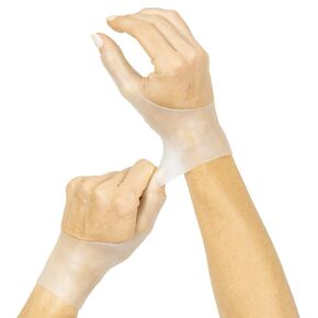 Vive Gel Thumb Wrist Support (Pair) - Waterproof Wrist Brace - Hand Brace Cool Wrap For Arthritis Dequervains Tenosynovitis, Sprained Joint Pain, Left Right Hand Stabilizer For Tendonitis Strain