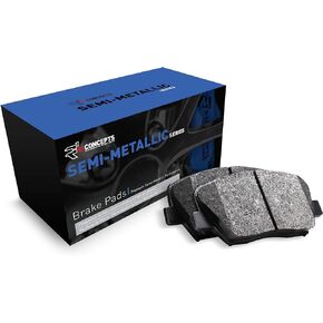 R1 Concepts Front Semi-Metallic Series Brake Pads 2311-1731-00| Fits 2014-2022 Mitsubishi Mirage, 2016-2018 Dodge Attitude, 2017-2022 Mitsubishi Mirage G4