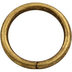 Generic Metal Bronze Annular Ring Buckle 1" Inside Diameter Loop Ring for Strap Keeper Pack of 15