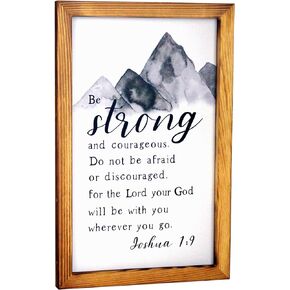 Philippians 4 13 Wall Art. I Can do All Things Through Christ Framed Wooden Sign (15x10). Religious Wall Art Plaque Decoration. Christian Decor for Living Room.
