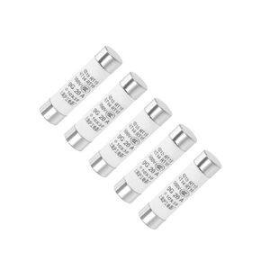 uxcell Ceramic Cartridge Fuses 10A 500V 10x38mm Fast Blow Replacement for Stereo Alarm Amplifier Ceramic Fuses 5pcs