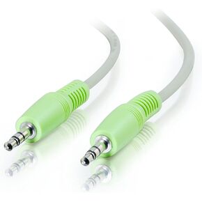 Legrand - C2G 3.5mm Male to Male Cable, Stereo Audio Extension Cable, Beige auxiliary Port Extension Cable, 12 Foot Audio Extension Cable, 1 Count, C2G 27412