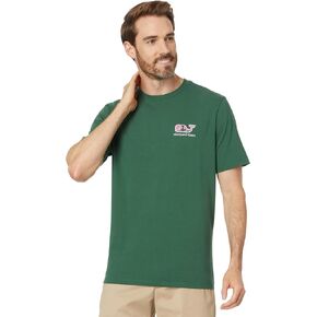 vineyard vines Men's Fish Stamp Whale Fill Short Sleeve Tee