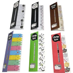 Generic Cutepaper-Cute Paper Mini Doggies Bookmark Sticky Notes, Memo Pad Sticky Notes,750 Pieces Page Colorful Darling Dog Group Marker Tabs, Mini Cute Animals Sticky Page Flags Idea for Nice Gift