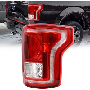 Tail Lights Assembly Compatible with 2015 2016 2017 Ford F-150, 15-17 F150 Rear Brake Lamp Taillight Without Halogen Bulbs(Left Driver Side)