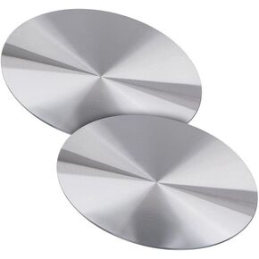 True Line Automotive Aluminum Car Cup Holder Insert - Pack of 2 Car Coasters for Cup Holders - Car Cup Holder Coaster with Highly Adhesive Backing, Cup Holder Coasters for Car, Universal Fit