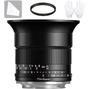 TTARTISAN 10mm F2 Lens APS-C Ultra-Wide Camera Lenses Compatible with Fujifilm X-Mount Cameras XS10 X-A5 X-A7 X-M1 X-M2 X-E4 X-T1 X-T10 X-T2 X-T20 X-T3 X-T4 X-T100