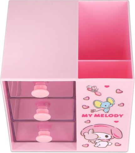 Aniem Cinnamoroll Desktop Desk Office Supplies Container Pen Holder for Desk Cute Pencil Cup Pot Makeup Brush Holder Mini Box in Kuwait