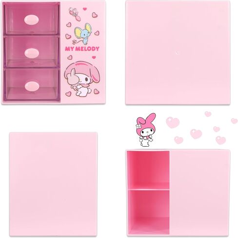 Aniem Cinnamoroll Desktop Desk Office Supplies Container Pen Holder for Desk Cute Pencil Cup Pot Makeup Brush Holder Mini Box in Kuwait