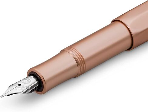 قلم حبر Kaweco AL SPORT باللون الذهبي الوردي I قلم حبر فاخر لخراطيش الحبر I قلم حبر حصري 13 سم I بنك الاستثمار القومي: EF (دقيق جدًا) in Saudi Arabia
