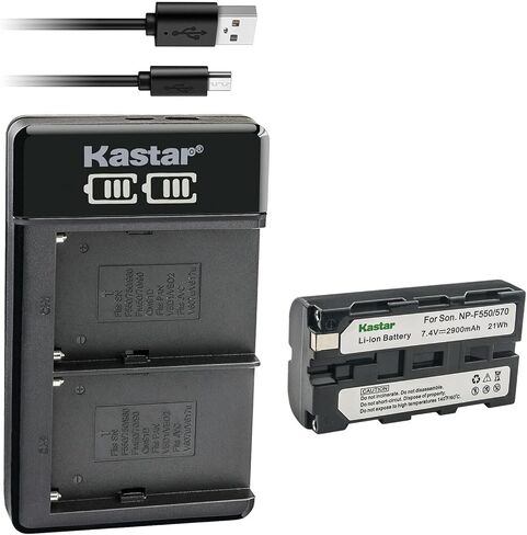 Kastar 4-Pack Battery and LKD2 USB Charger Compatible with Blackmagic Design Pocket Cinema Camera 6K Pro (Canon EF) in Kuwait