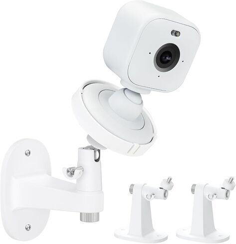 حامل حائط قابل للتعديل من ALERTCAM متوافق مع Blink Mini وBlink Mini 2، حامل كاميرا 360 درجة لكاميرا Blink Mini الداخلية مع زاوية رؤية مثالية، سهل التركيب بدون حفر - عبوتان in Saudi Arabia