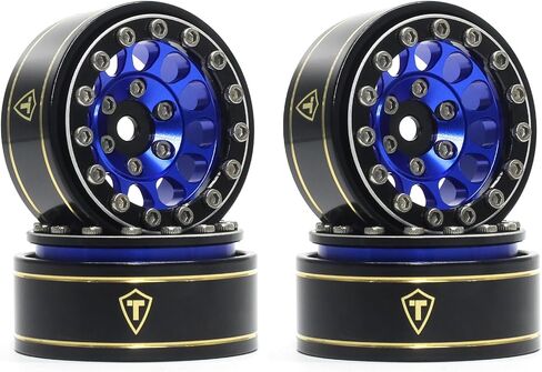 عجلات خرز TREAL 1.0 ذات 12 شعاعًا كلاسيكيًا (4P) لسيارة SCX24 AX24 FCX24 TRX4M 1/24 1/18 من النوع I (رمادي) in Saudi Arabia