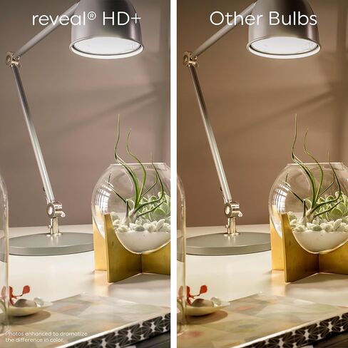GE Reveal HD+ LED Light Bulbs, 40 Watt, A19 (2 Pack) in Saudi Arabia