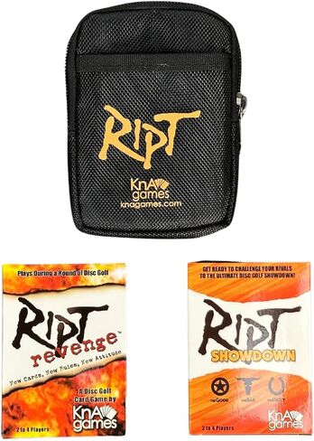 KNA Games Ript Revenge & Ript Showdown | Ultimate Disc Golf Card Games | Spice up Your Rounds | Ideal for Disc Golf Gifts | Play for Skins or Strokes | 2-4 Players | Must Have Disc Golf Accessories in Saudi Arabia