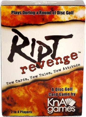 KNA Games Ript Revenge & Ript Showdown | Ultimate Disc Golf Card Games | Spice up Your Rounds | Ideal for Disc Golf Gifts | Play for Skins or Strokes | 2-4 Players | Must Have Disc Golf Accessories in Saudi Arabia