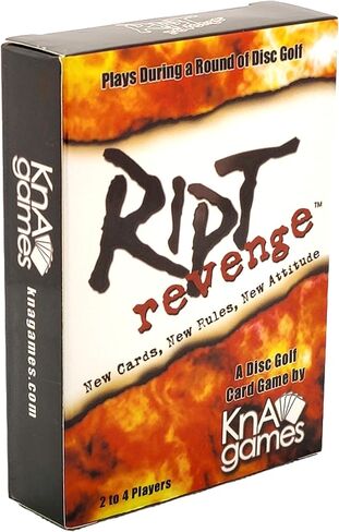 KNA Games Ript Revenge & Ript Showdown | Ultimate Disc Golf Card Games | Spice up Your Rounds | Ideal for Disc Golf Gifts | Play for Skins or Strokes | 2-4 Players | Must Have Disc Golf Accessories in Saudi Arabia