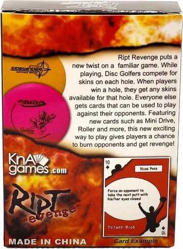 KNA Games Ript Revenge & Ript Showdown | Ultimate Disc Golf Card Games | Spice up Your Rounds | Ideal for Disc Golf Gifts | Play for Skins or Strokes | 2-4 Players | Must Have Disc Golf Accessories in Saudi Arabia