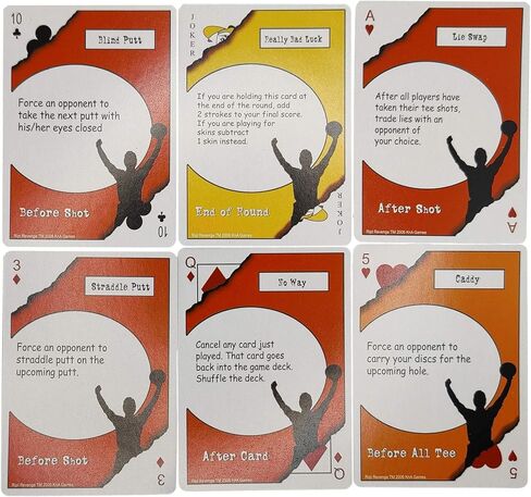 KNA Games Ript Revenge & Ript Showdown | Ultimate Disc Golf Card Games | Spice up Your Rounds | Ideal for Disc Golf Gifts | Play for Skins or Strokes | 2-4 Players | Must Have Disc Golf Accessories in Saudi Arabia