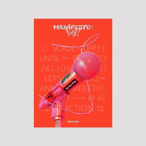 ENHYPEN: MANIFESTO DAY 1 (إصدار J) قرص مضغوط للألبوم + ملصق مع كلمات الأغاني + بطاقة بريدية + بطاقة رسالة + ملصق وشم + بطاقة صور + كتاب صور + شارة علبة + (8 بطاقات صور إضافية من ENHYPEN + مرآة جيب) in Saudi Arabia