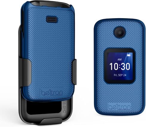 حافظة بيلترون مع مشبك لهاتف Go Flip 4 / TCL FLIP Pro Phone (4056W, 4056L, 4056Z, 4056V) أسود in Kuwait