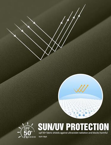 Moisture Wicking Athletic Shirts for Men Long Sleeve Workout Running Gym Performance Tee UV/Sun Protection in Kuwait