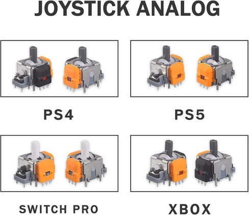 Qualitied Hall Effect Joystick Analog Stick Replacement for Xbox/PS5/PS4/Switch Pro-10 Packs. (10 Packs for PS4) in Kuwait