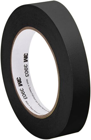 3M Black Vinyl/Rubber Adhesive Duct Tape 3903, 0.75-50-3903-BLACK 12.6 psi Tensile Strength, 50 yd. Length, 0.75" Width in Saudi Arabia