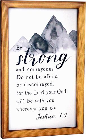 Philippians 4 13 Wall Art. I Can do All Things Through Christ Framed Wooden Sign (15x10). Religious Wall Art Plaque Decoration. Christian Decor for Living Room. in Kuwait