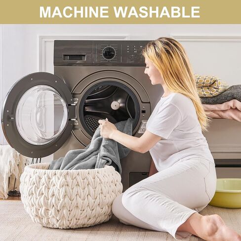 Dog Bed for Humans - Human Dog Bed for People Adult, Giant Dog Bed for Humans Adult, Human Size Dog Bed for Napping Families with Blanket, Throw Pillow, Grey in Saudi Arabia