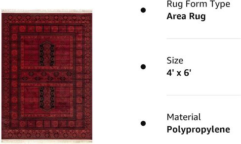 nuLOOM Billie Traditional Paneled Fringe Area Rug, 8x10, Red in Saudi Arabia