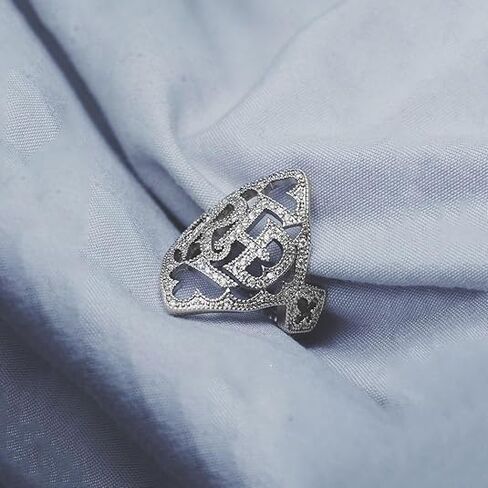 خاتم أحمر مفتوح للنساء والفتيات والرجال مكعب زركونيا مطلي بالفضة بيان الهيب هوب قابل للتعديل حرف إصبع مفصل الإبهام خواتم تألق تشيكوسلوفاكيا الذهب الأبيض الأبجدية المجوهرات هدية لسمعة عاشق الألبوم الموسيقى المشجعين in Kuwait