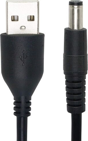 SinLoon 11.8 بوصة USB 5V إلى DC 12V محول كابل طاقة محول الجهد الكهربي، للكاميرا، مصباح المكتب، مكبرات الصوت، سماعة الرأس الزرقاء، وأجهزة 5V الأخرى. (5.5 × 2.1 مم) in Saudi Arabia