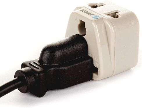OREI USA to South Africa, Botswana, Namibia & More (Type M) Travel Adapter Plug - 2 in 1 - CE Certified - RoHS Compliant - 4 Pack - White Color (DB-10L-4PK) in Saudi Arabia