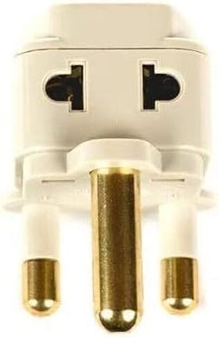 OREI USA to South Africa, Botswana, Namibia & More (Type M) Travel Adapter Plug - 2 in 1 - CE Certified - RoHS Compliant - 4 Pack - White Color (DB-10L-4PK) in Saudi Arabia