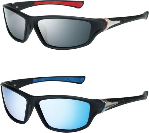 YEIN Polarized Sports Sunglasses Driving Baseball Cycling Running shades For Men UV400 Protection in Kuwait
