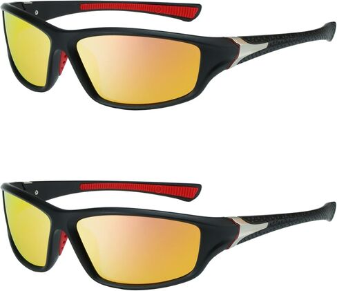 YEIN Polarized Sports Sunglasses Driving Baseball Cycling Running shades For Men UV400 Protection in Kuwait