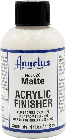 Angelus Matte 620 Acrylic Leather Finisher Top Coat Leather Protector 4oz in Saudi Arabia