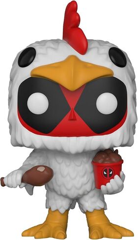 Funko Pop Marvel: Deadpool - Chicken Suit Collectible Figure, Multicolor in Saudi Arabia